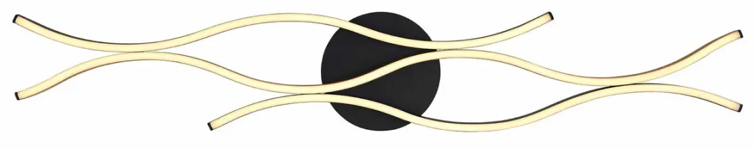 Globo Geronimo Plafondlamp 18cm - Zwart