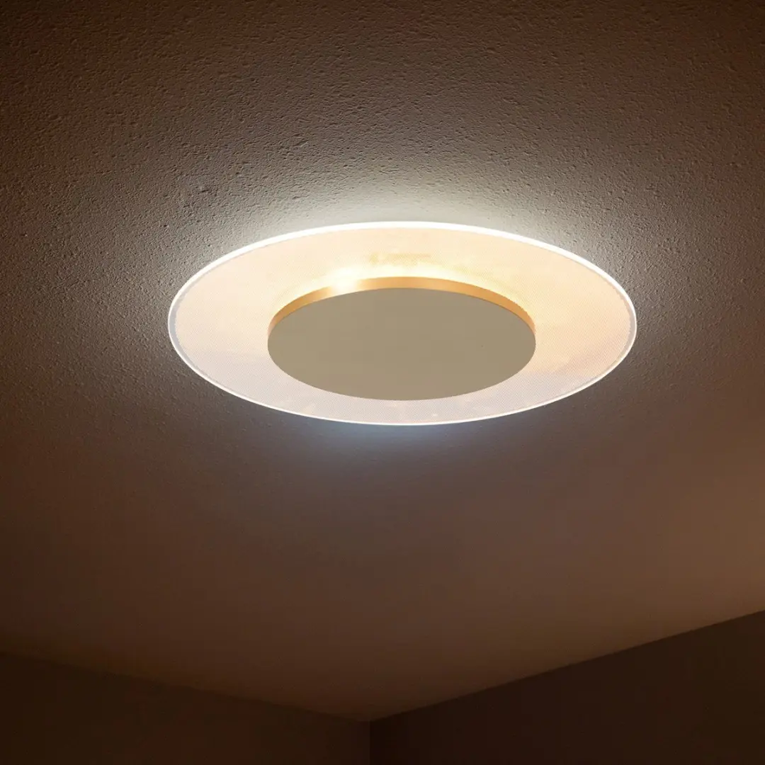 Steinhauer Lido Plafondlamp Goud Ø28cm - 1100 Lumen