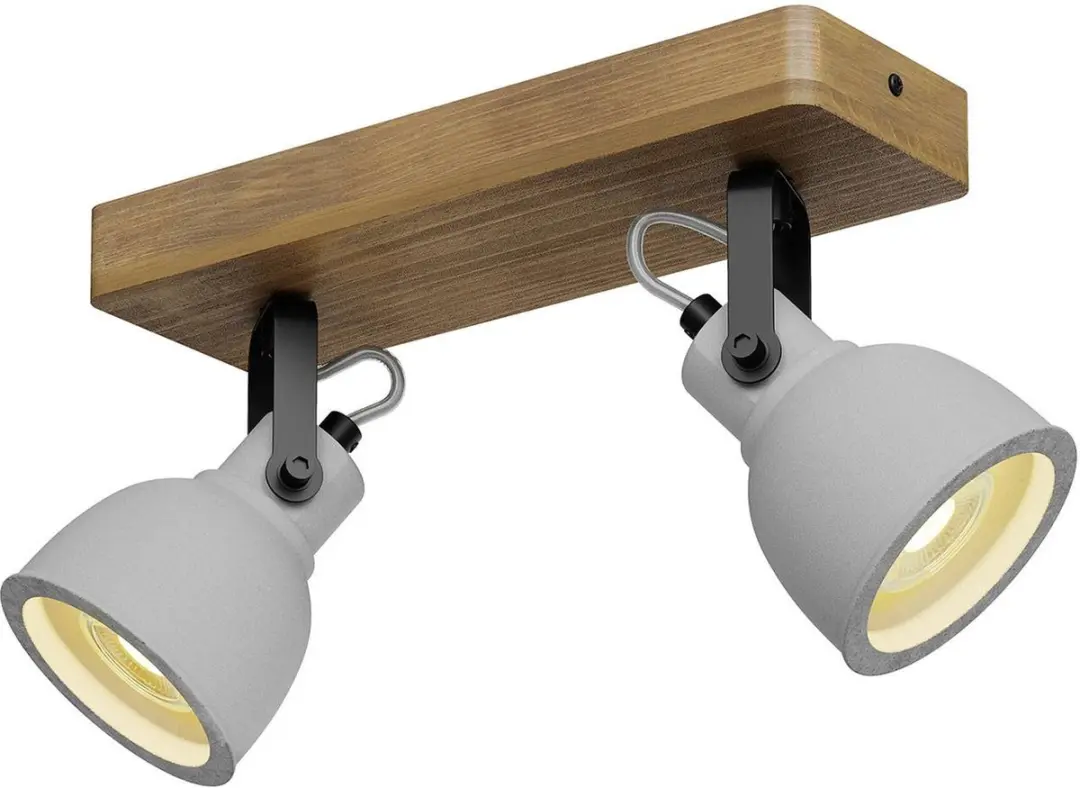 Lindby Buitenspot Dennenhout 2x GU10 - 19cm