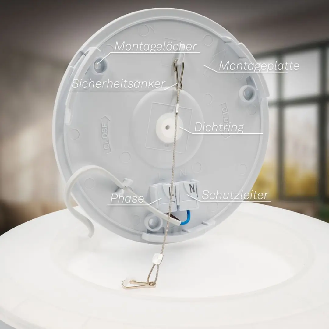 Briloner Slim Plafondlamp - Ø42cm - 4.000K - Wit