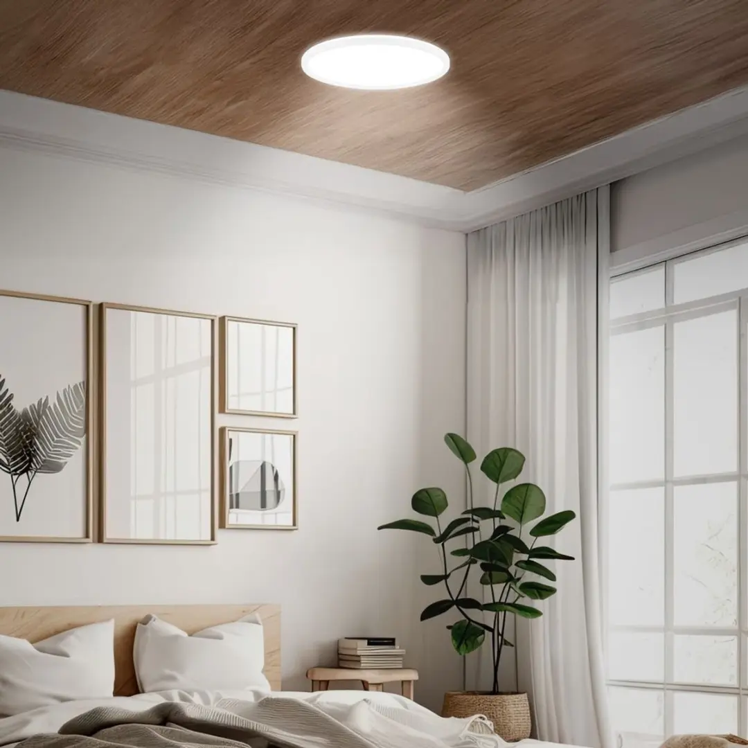 Briloner Slim Plafondlamp - Ø42cm - 4.000K - Wit