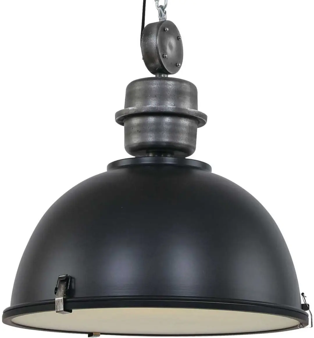 Steinhauer Hanglamp Bikkel XXL 7834ZW - Ø52cm Zwart