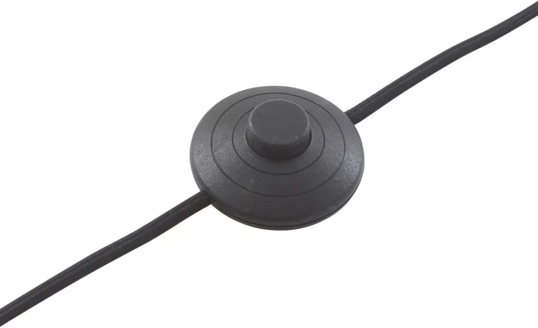 Lindby Driepoot Vloerlamp 1 Licht - 15W - Ø45cm - Zwart/Wit