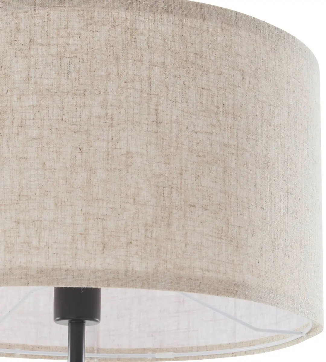 Lindby Driepoot Vloerlamp 1 Licht - 15W - Ø45cm - Zwart/Wit