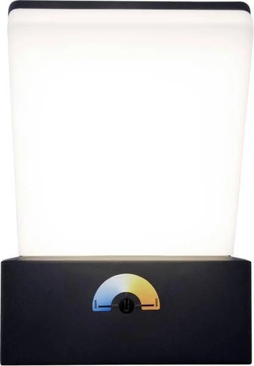 Lutec Pano Wandlamp Buiten 17.5W - Donkergrijs