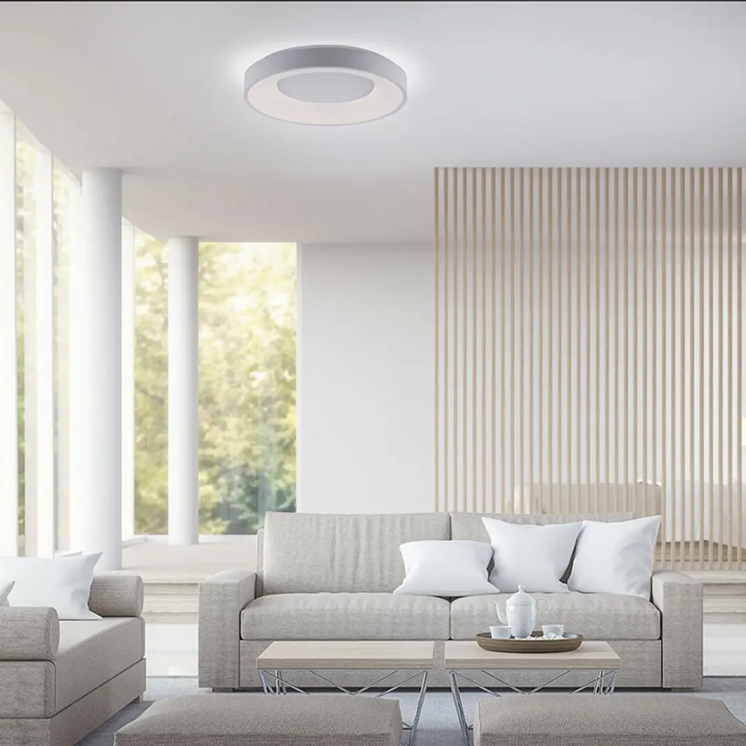 Paul Neuhaus Steffie LED Plafondlamp 2700K - Ø50cm Wit - afbeelding 6 van 6
