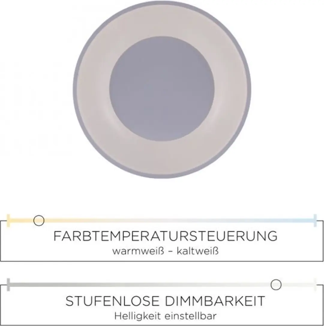 Paul Neuhaus Steffie LED Plafondlamp 2700K - Ø50cm Wit