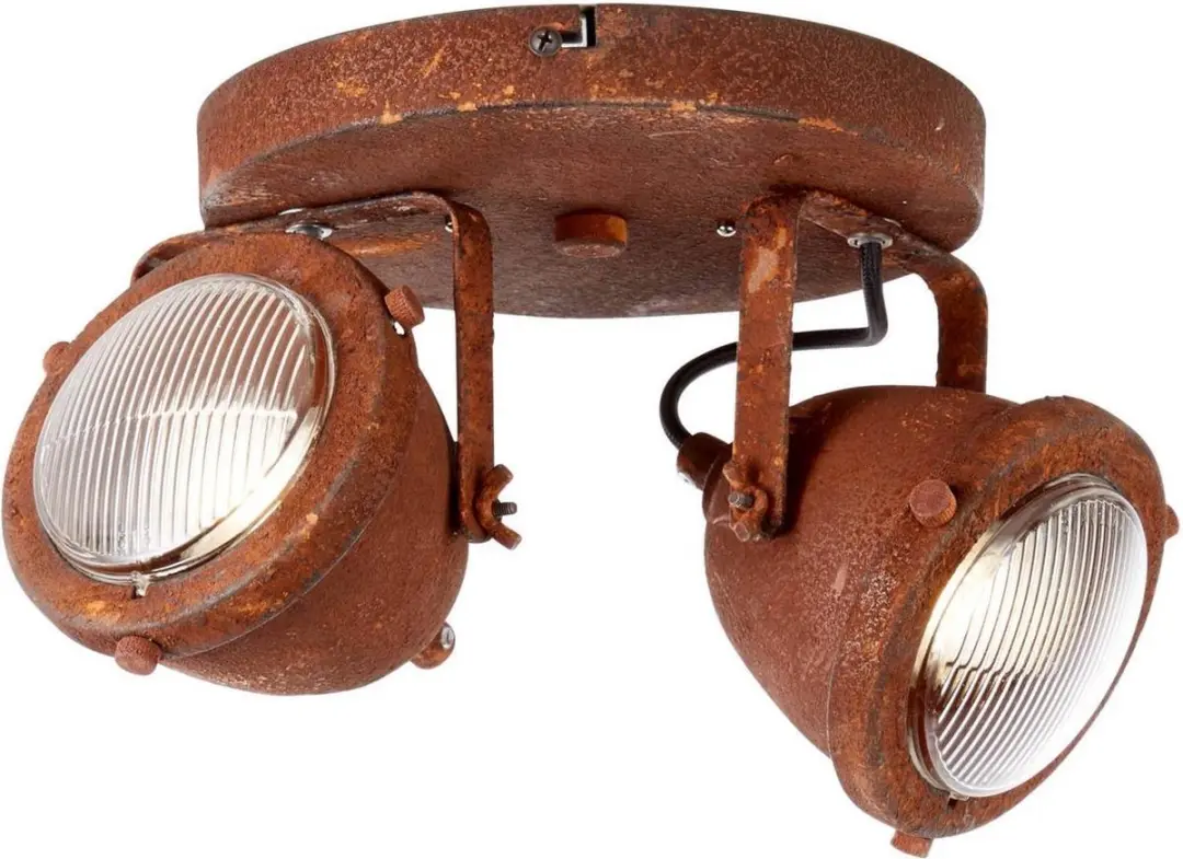 Brilliant Carmen Plafondlamp - 3 Lichtpunten 28cm Roestkleurig - afbeelding 6 van 6