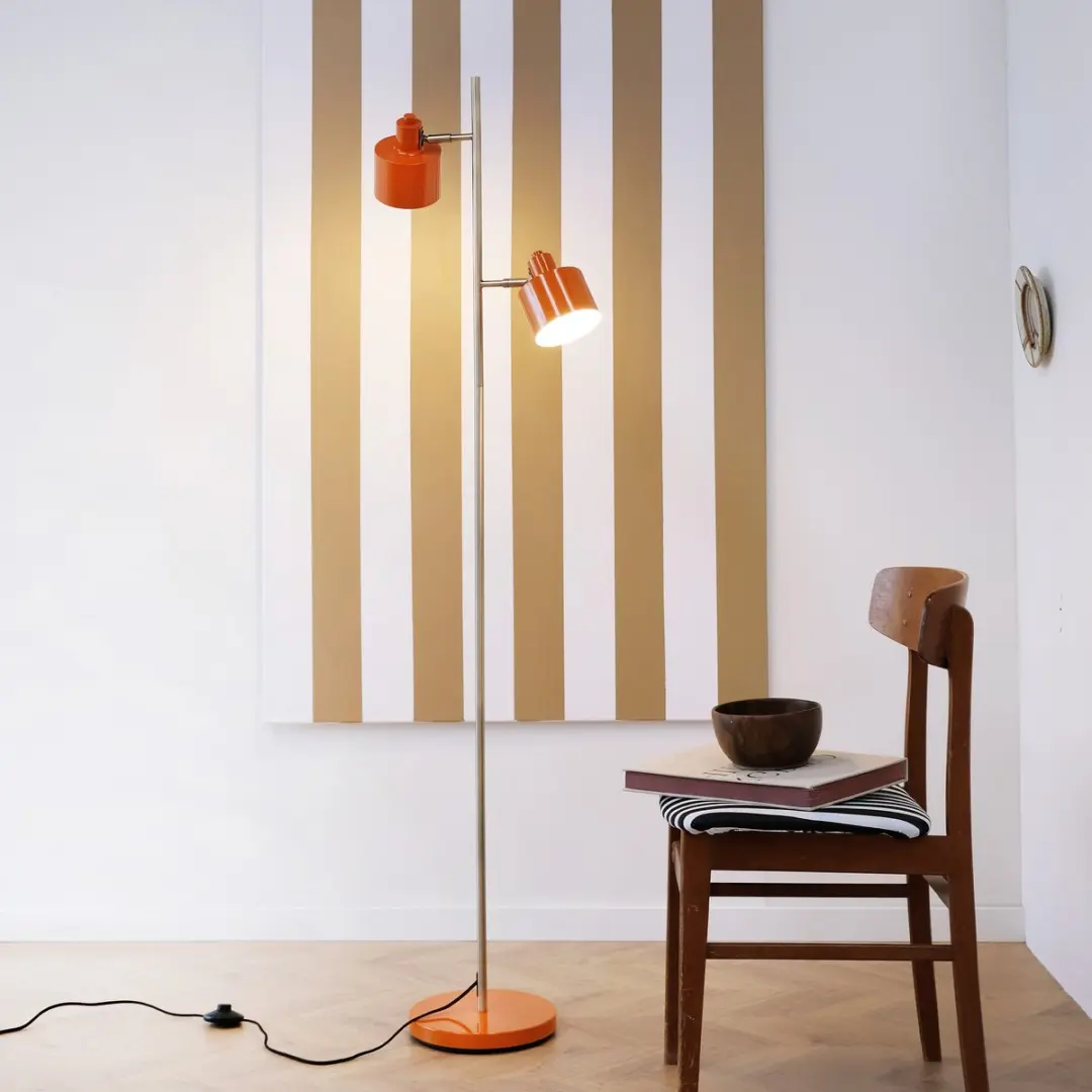 Dyberg Larsen Vloerlamp Ocean H160cm - 2x6W - Ø11cm