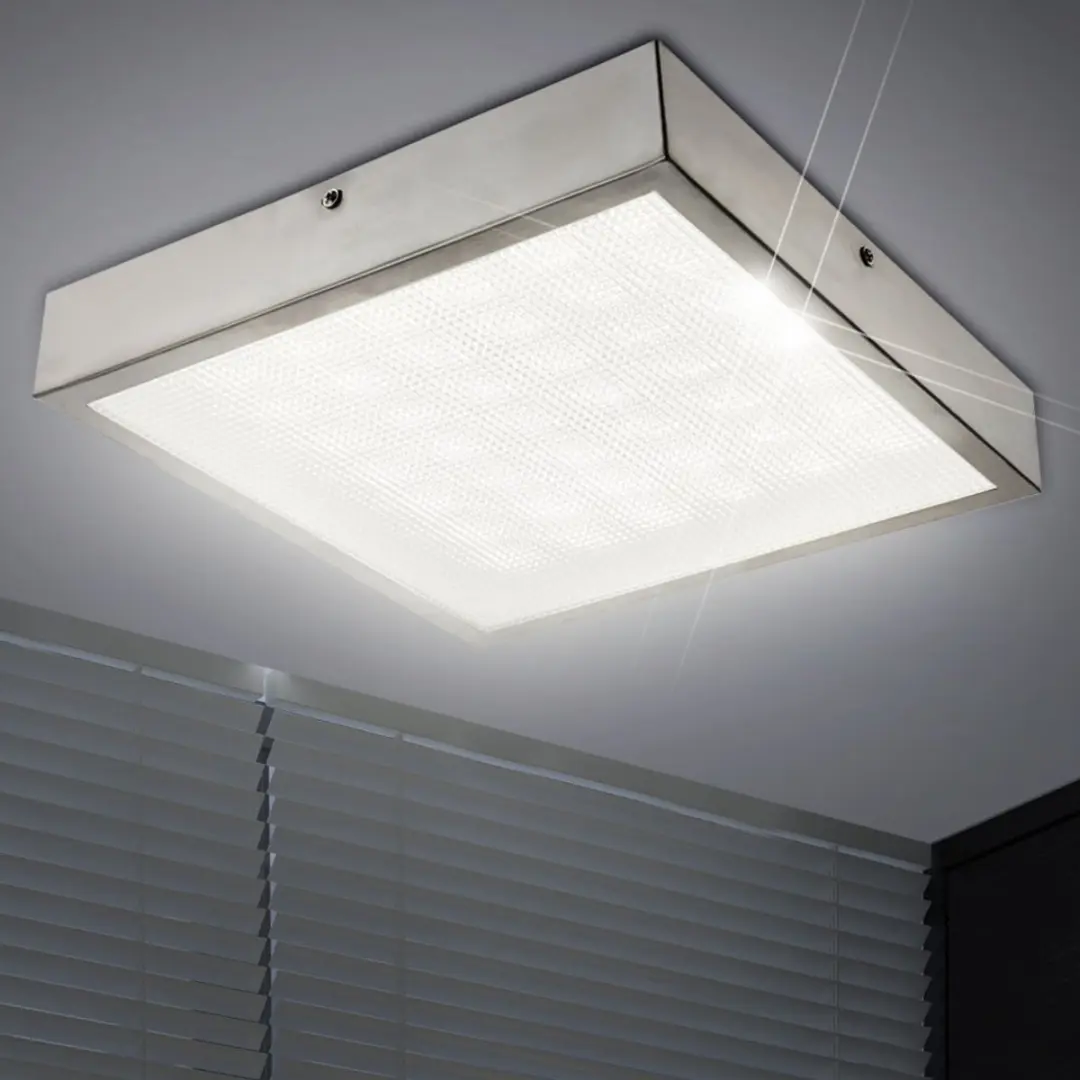 Globo LED Plafondlamp Vierkant 30cm - 16W - Zilver