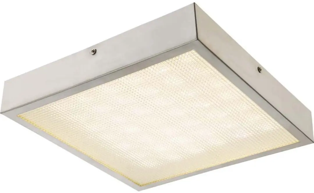 Globo LED Plafondlamp Vierkant 30cm - 16W - Zilver
