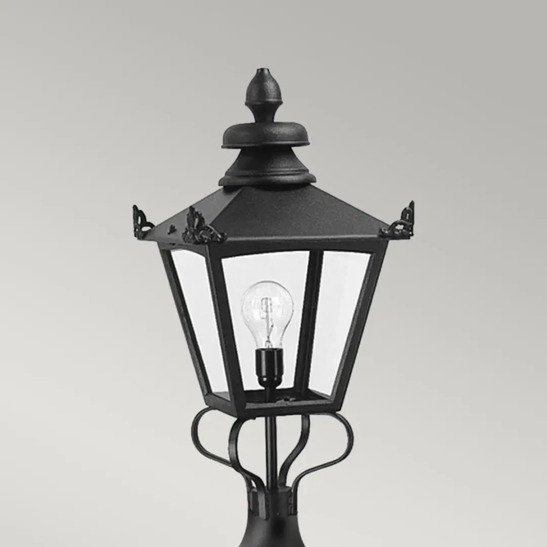 Elstead Lighting Mini LED Tuin Pilaar Grampian E27 60W - Zwart