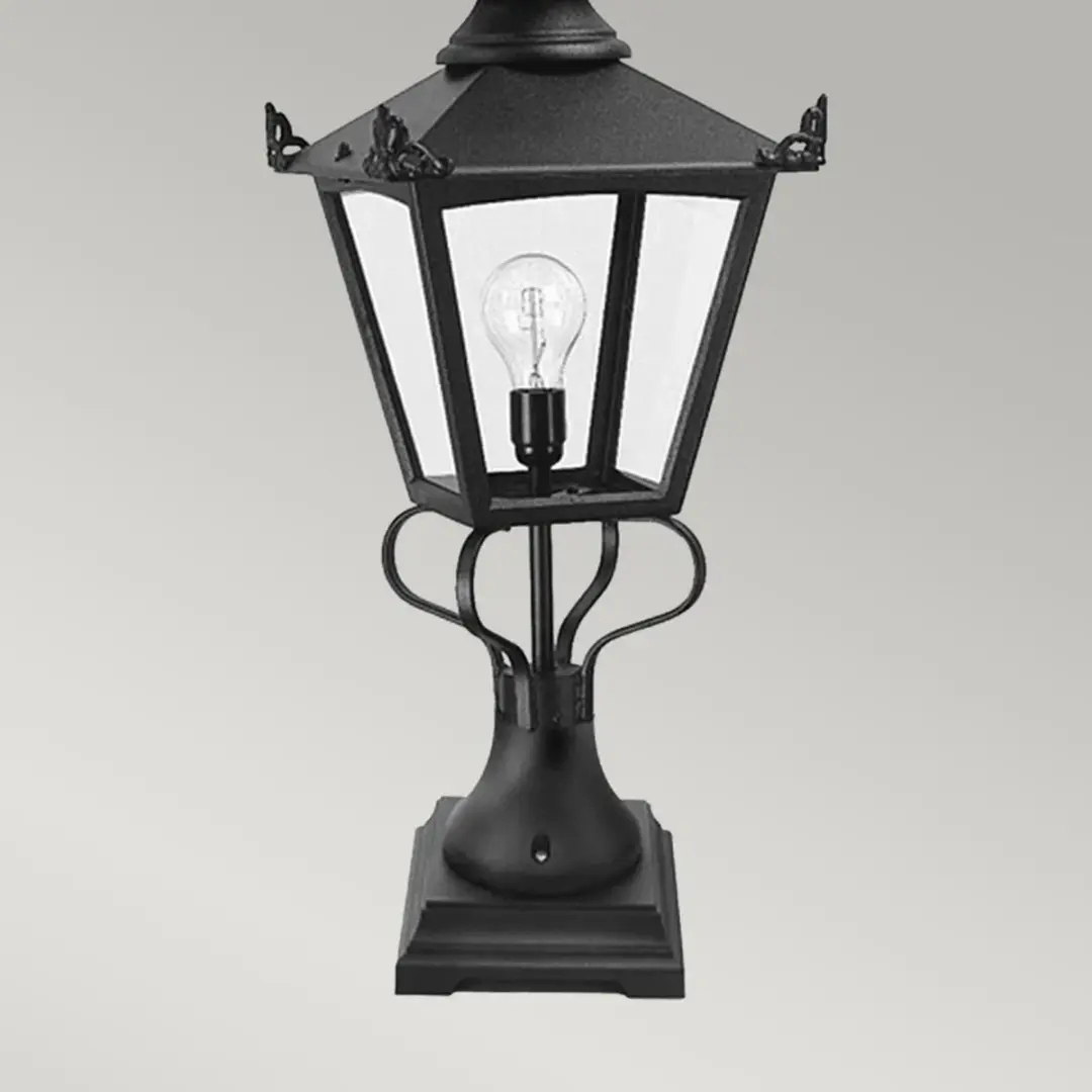 Elstead Lighting Mini LED Tuin Pilaar Grampian E27 60W - Zwart