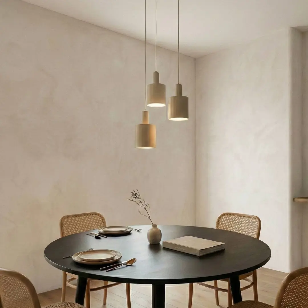 Lindby Hanglamp 3-Lichts IJzer E27 - Beige