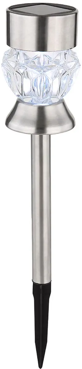 Globo Solarlamp Tuindecoratie RGB 5000K - Zwart - 4 Stuks