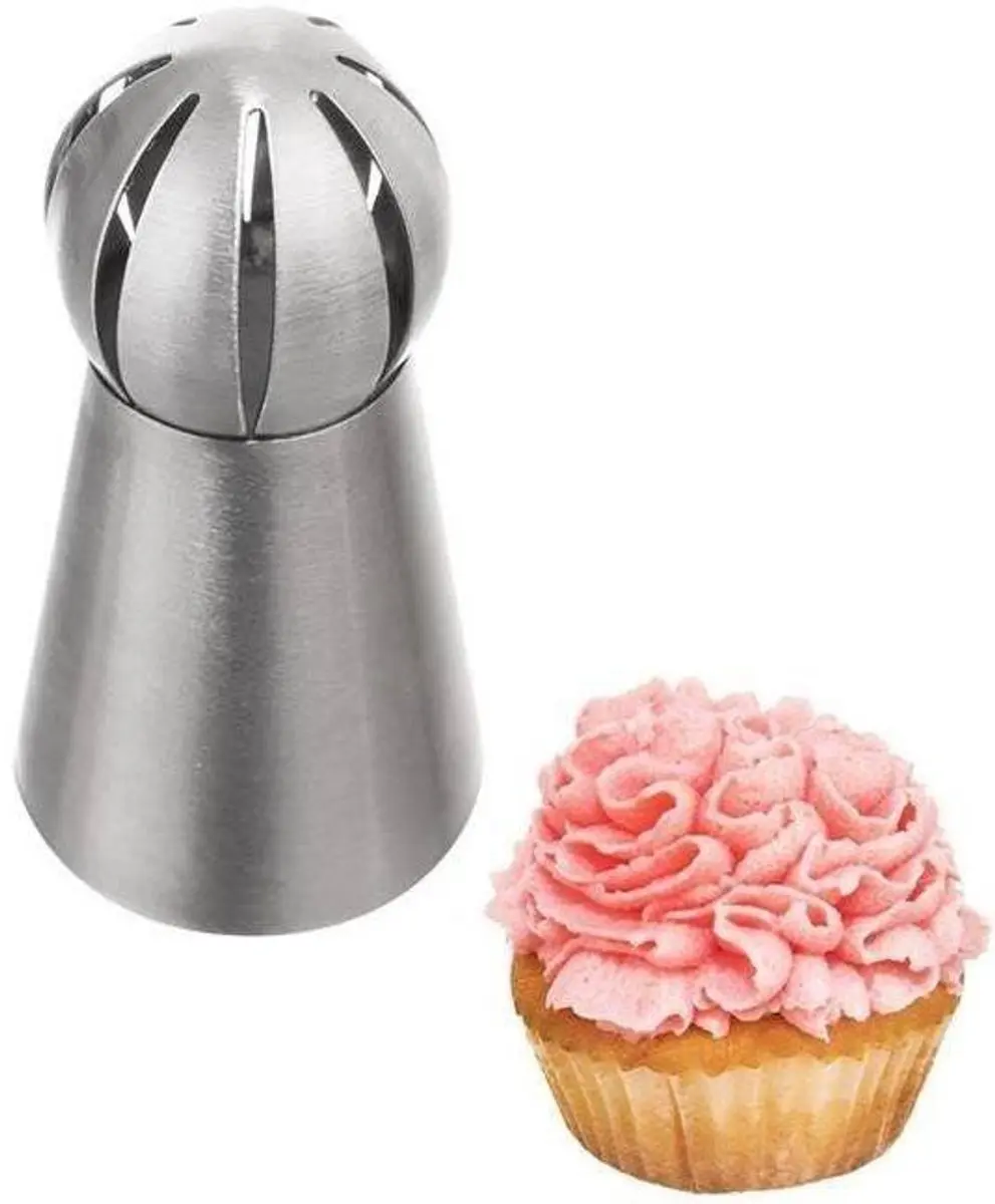 Orion Decoratie Tuit Twist Roestvrijstaal 6cm