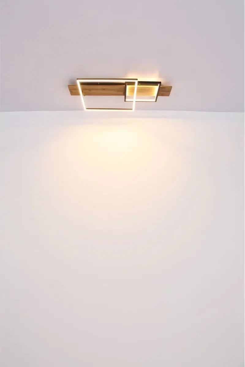 Globo Vanni Plafondlamp - 40cm - Zwart - LED