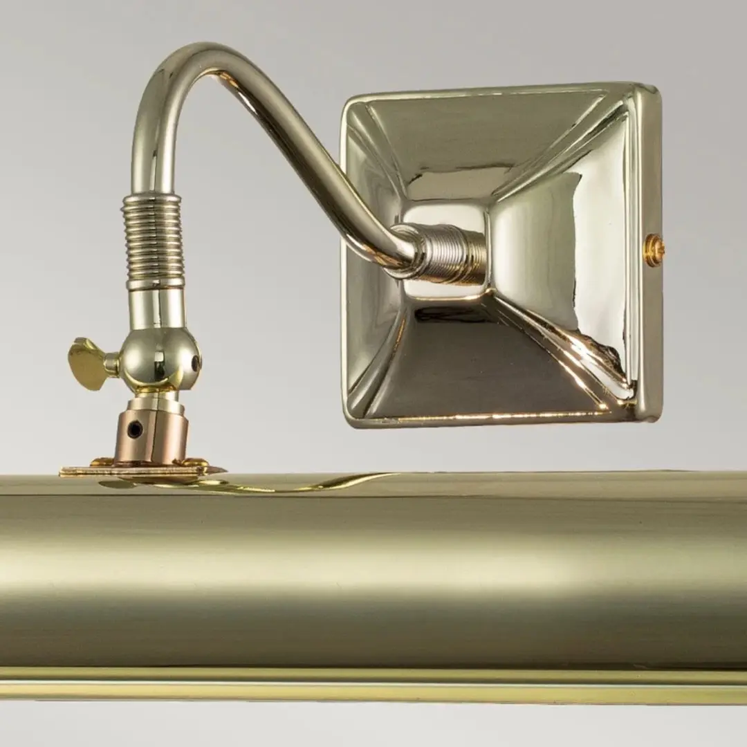 Elstead Picture Light LED - 2x E14 40W - 36cm - Dimbaar - Polished Brass
