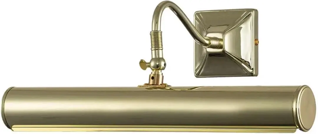 Elstead Picture Light LED - 2x E14 40W - 36cm - Dimbaar - Polished Brass