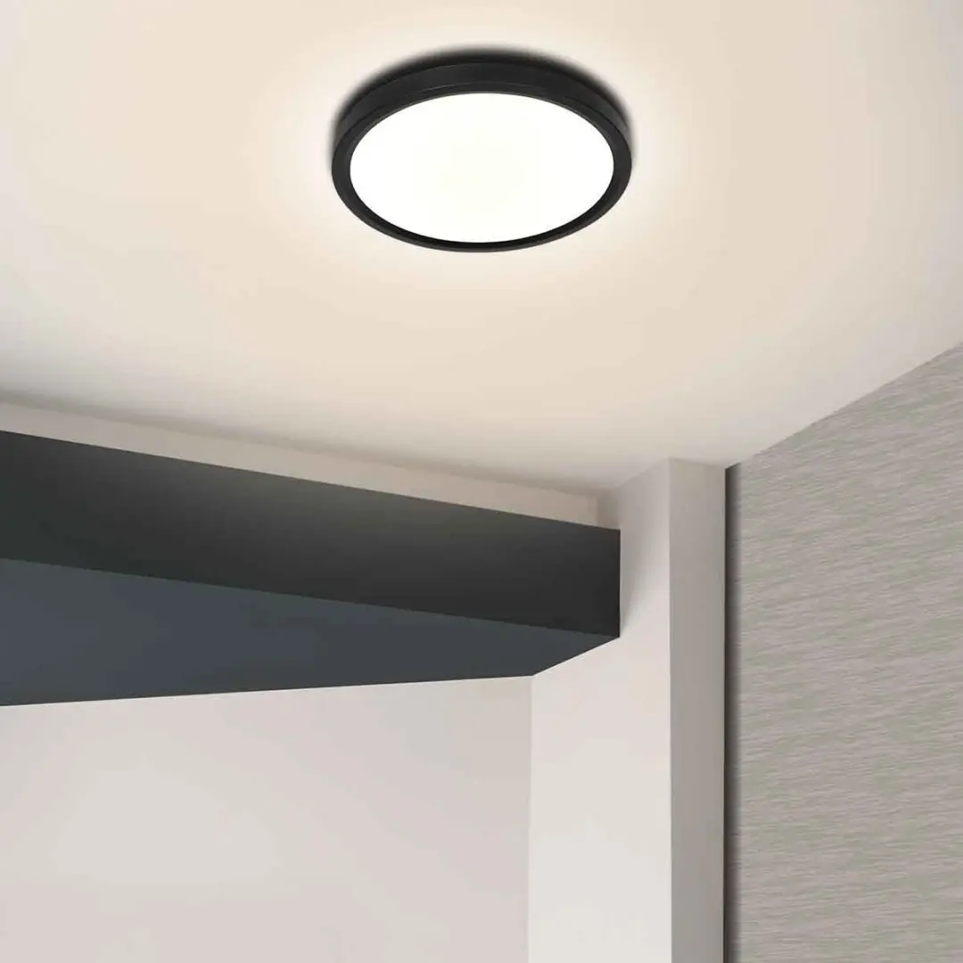 Steinhauer Luminix Plafondlamp Ø20cm - 15W - Zwart