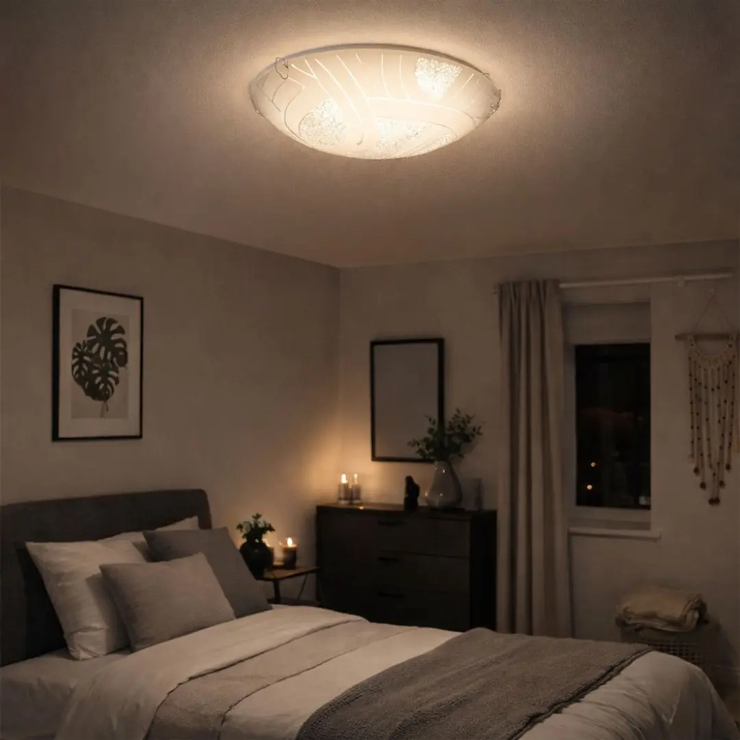 Globo Plafondlamp Kristallen 1-vlam 8W Warm Wit - 640lm