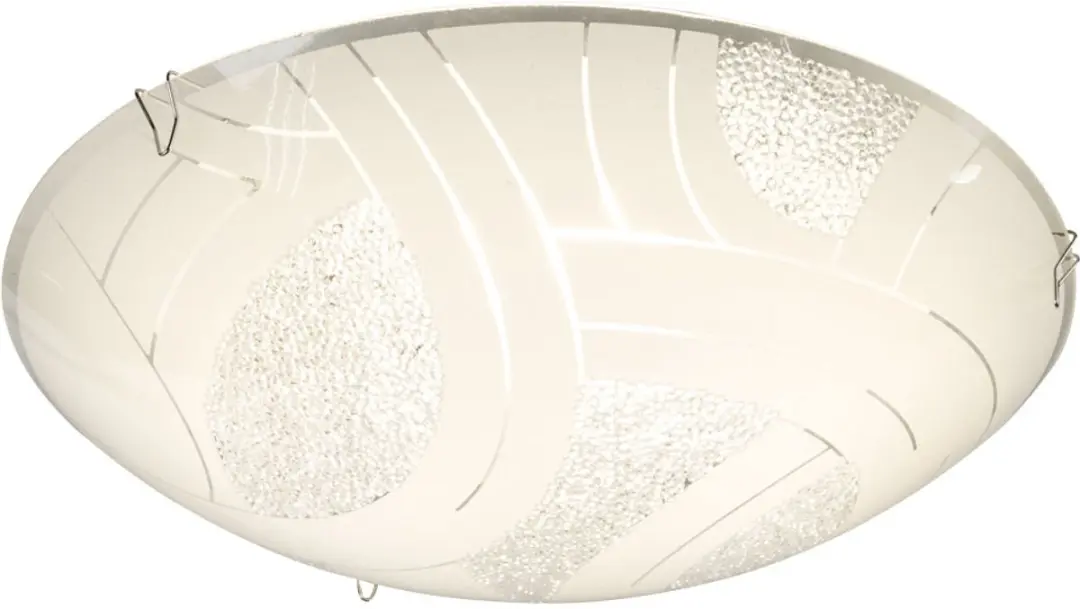 Globo Plafondlamp Kristallen 1-vlam 8W Warm Wit