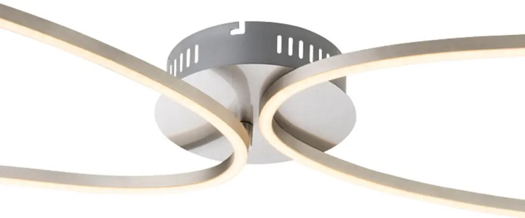 Globo Design 30W LED Plafondlamp 67086 - Zilver