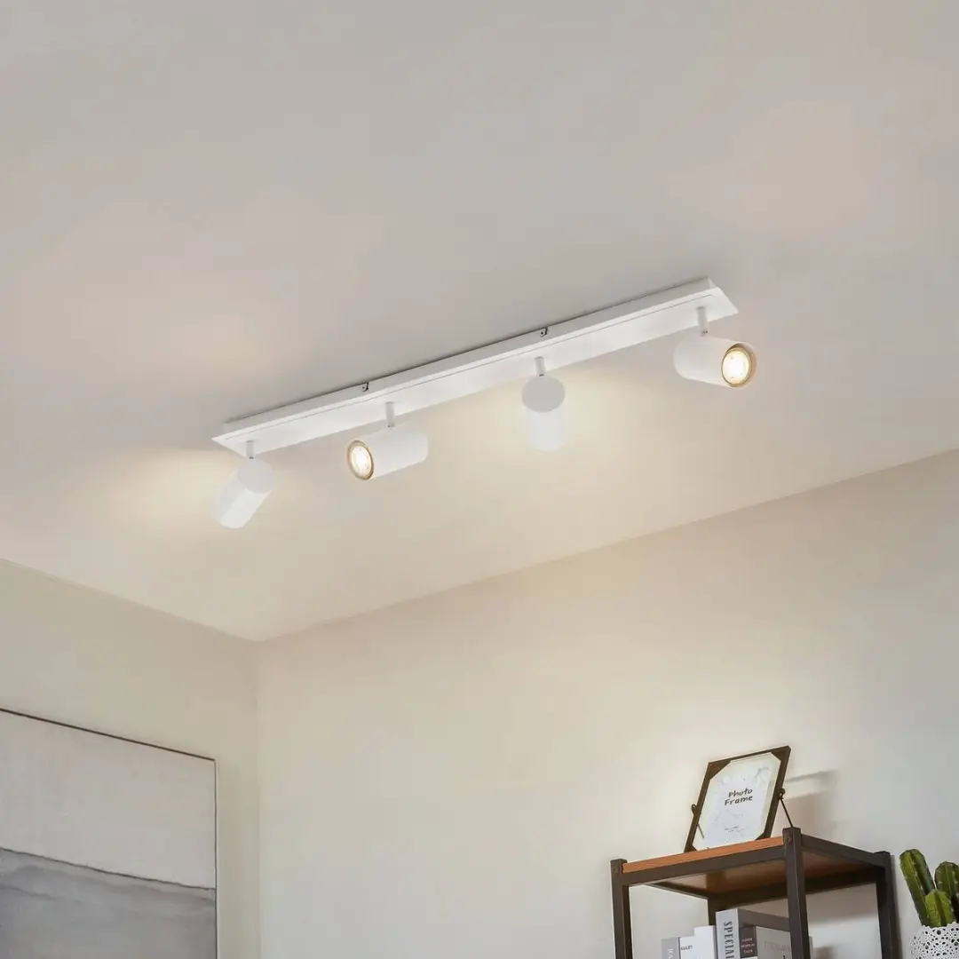 Lindby Buitenspot 4-lichts GU10 10W - Wit zand