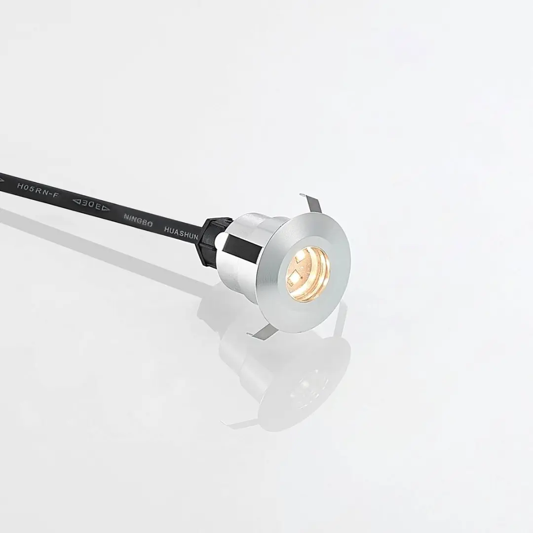 Lindby LED Inbouwspot 3x 0.41W - Aluminium