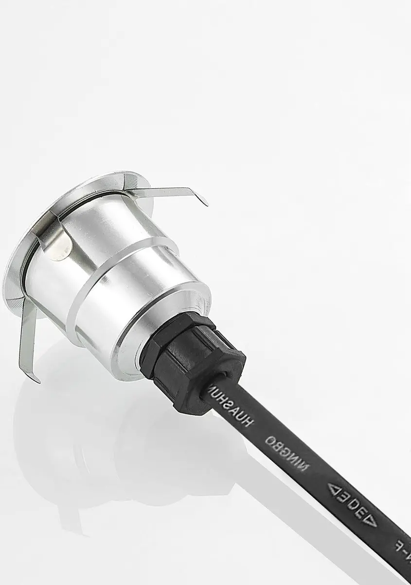 Lindby LED Inbouwspot 3x 0.41W - Aluminium