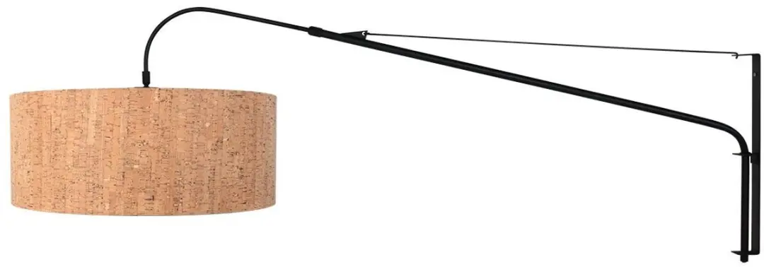 Steinhauer Elegant Classy 4336ZW Wandlamp - Zwart Ø50cm