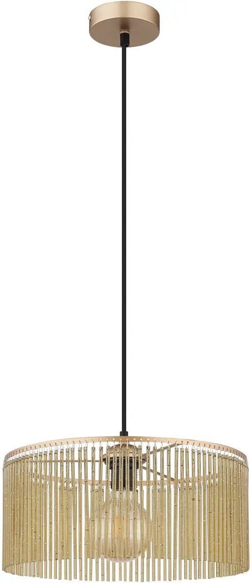 Globo Leeds Hanglamp - Ø35cm - Goud - E27 - afbeelding 6 van 6