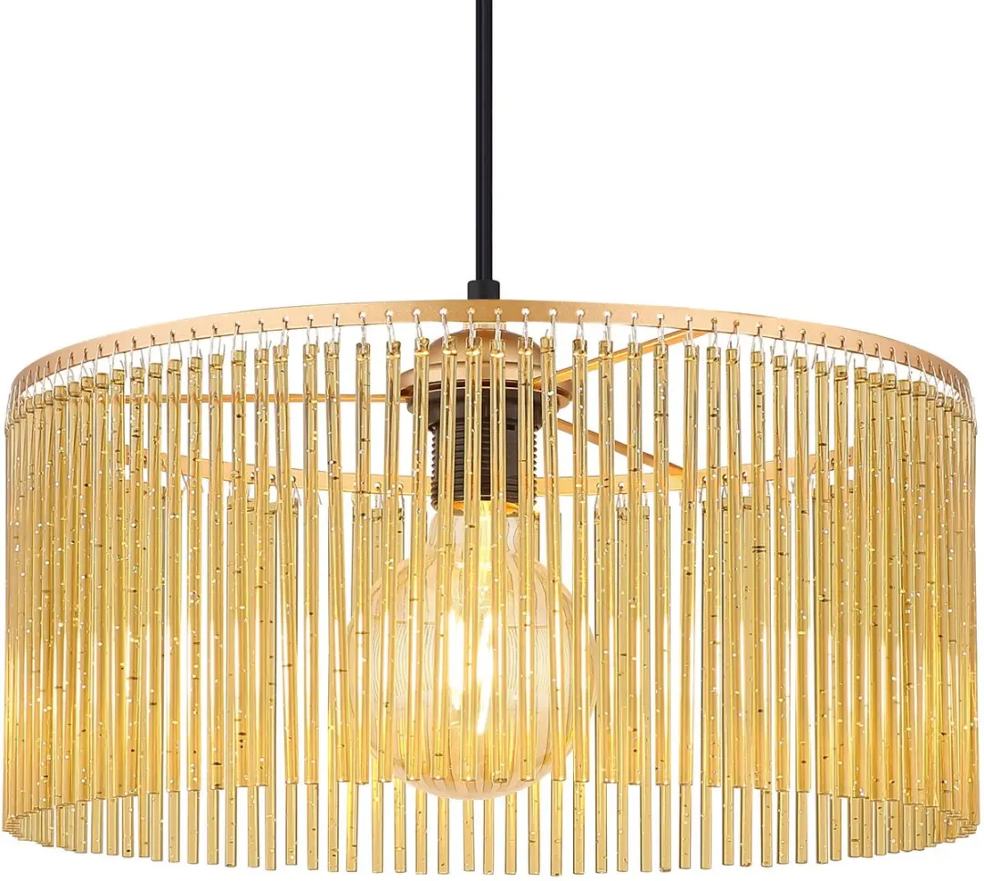 Globo Leeds Hanglamp - Ø35cm - Goud - E27