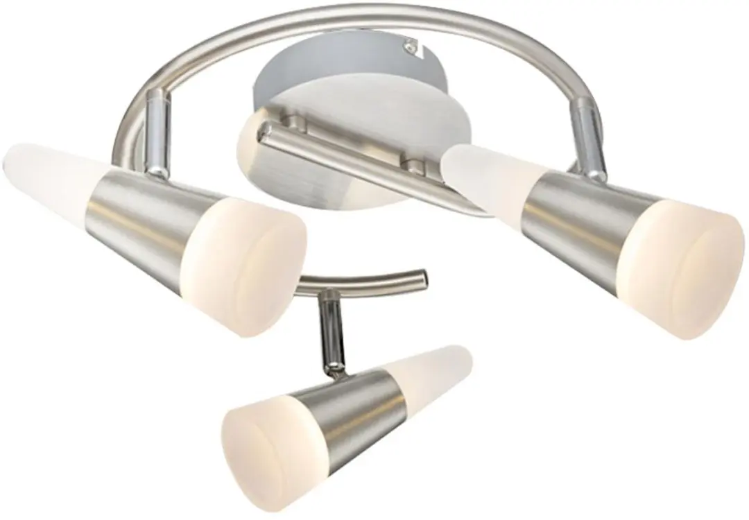 Globo Spotrondell Plafondlamp 3x5W LED