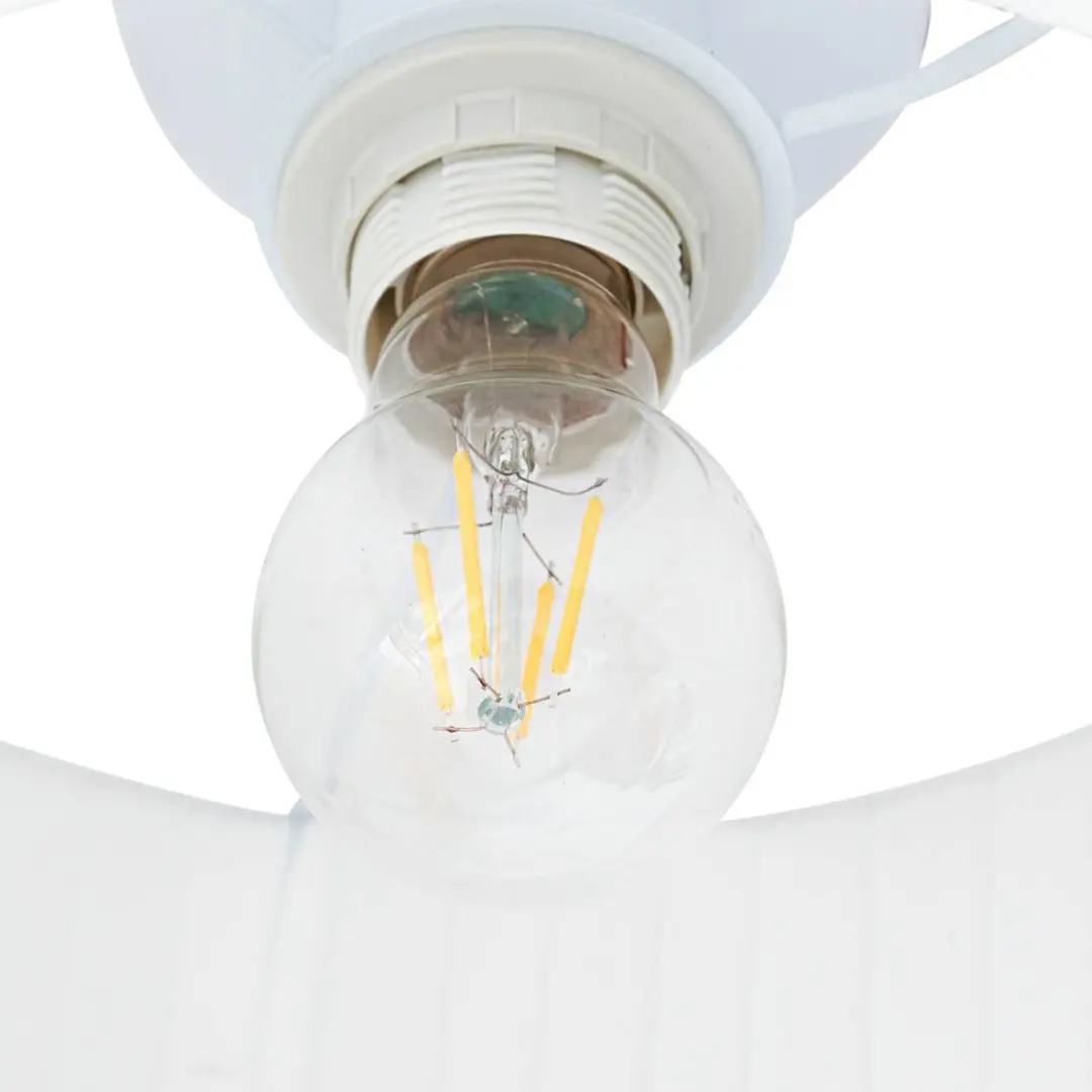 Lindby Plafondlamp Textiel 1 Licht E27 - 40cm - Wit