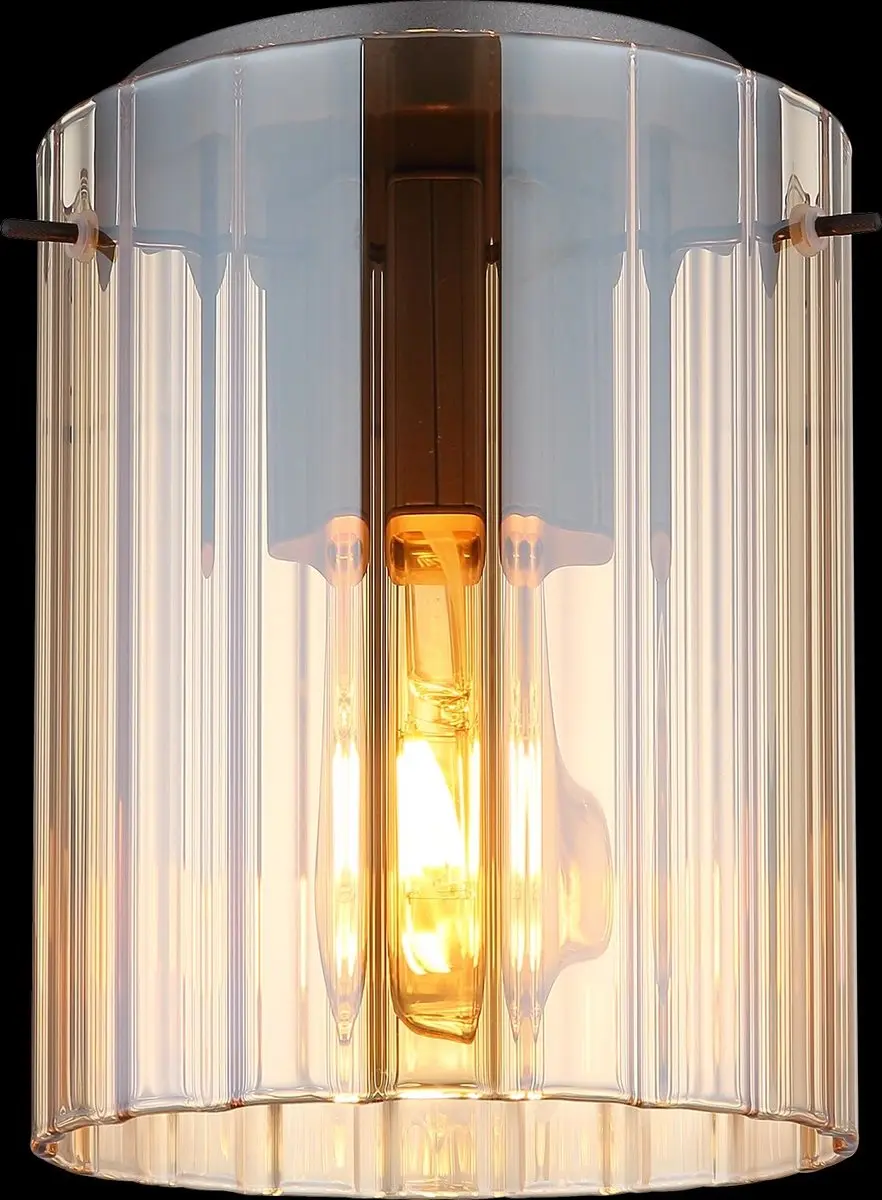 Globo Tulivar Plafondlamp - Ø18cm - Amberkleurig - E27 - afbeelding 6 van 6