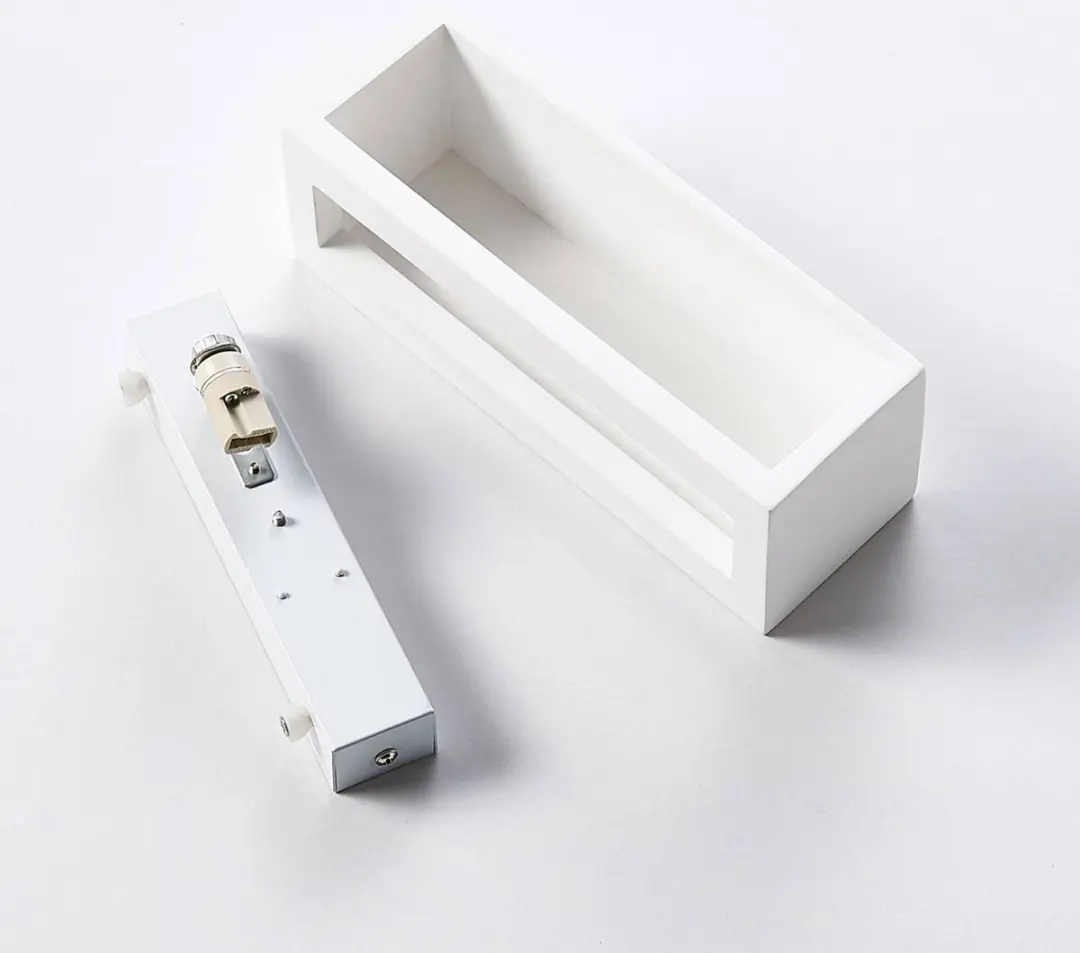Lindby Santino+ Wandlamp Gips 1 Licht G9 - Wit