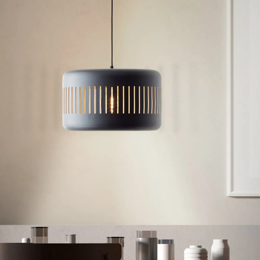 Brilliant Tyas Hanglamp E27 - Zwart/Goud