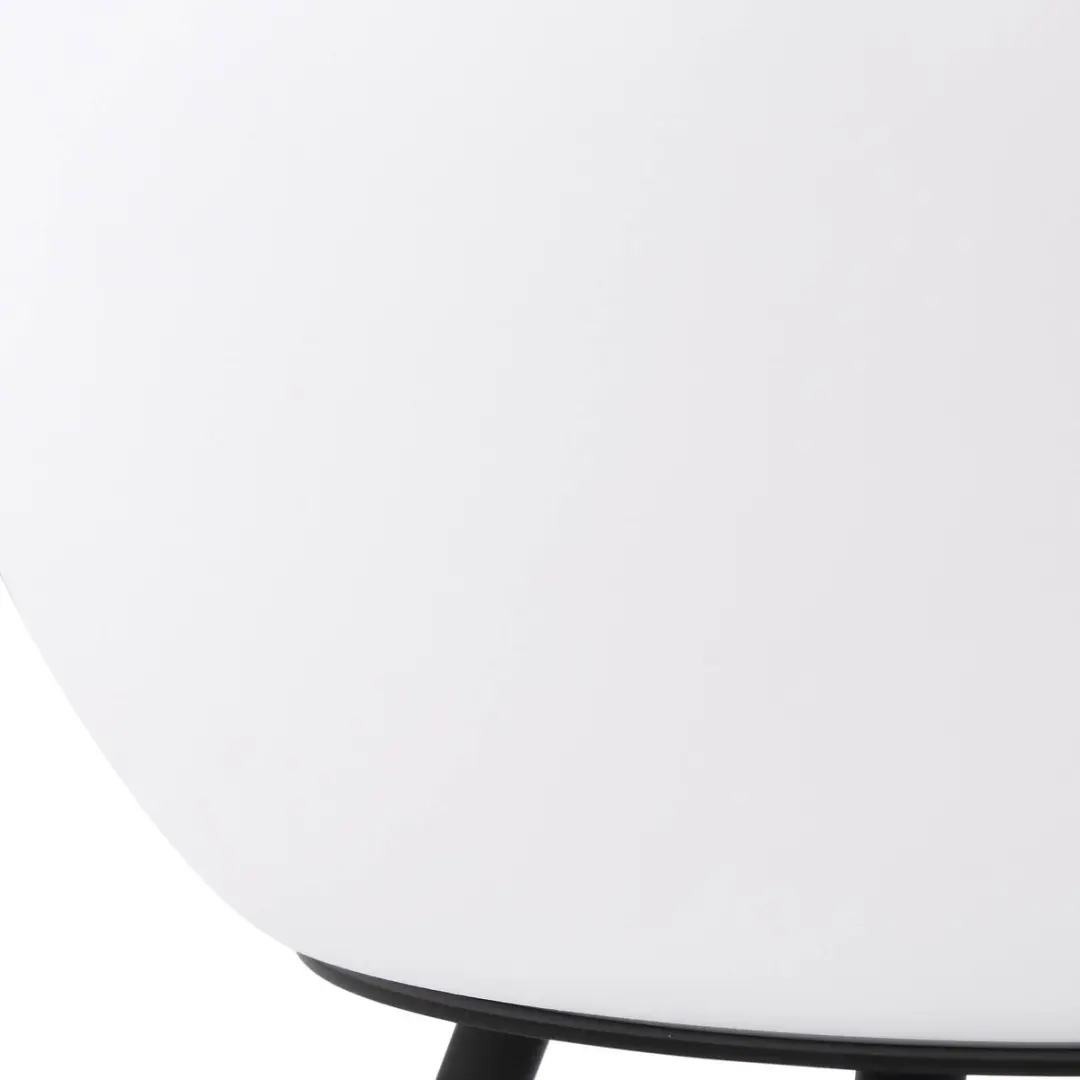 Lindby Terraslamp met Dimmer 1 Licht - 20cm - Wit/Zwart