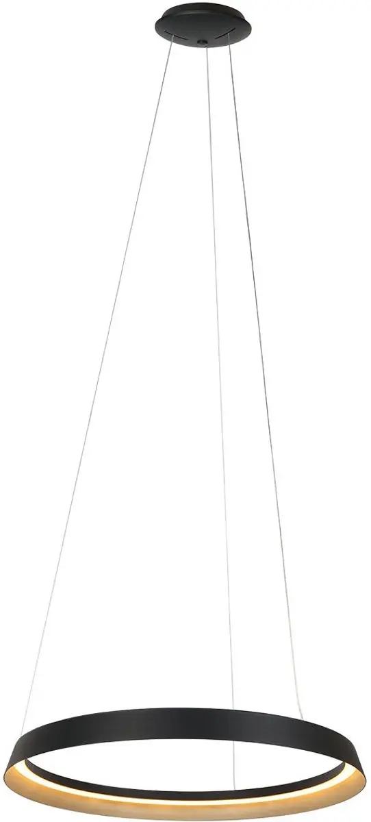 Steinhauer Hanglamp Ringlux 3692ZW LED - Ø60cm - Zwart