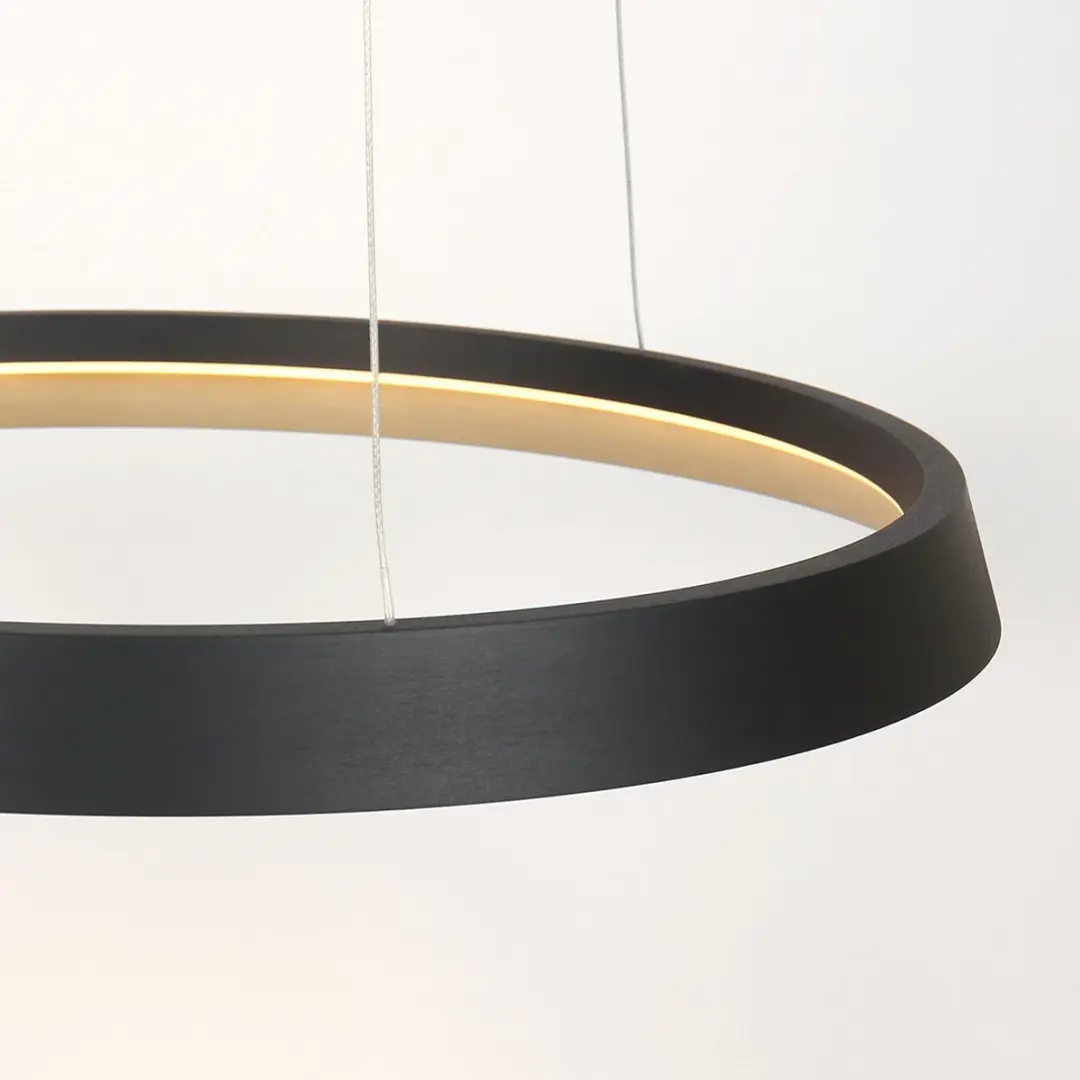 Steinhauer Hanglamp Ringlux 3692ZW LED - Ø60cm - Zwart