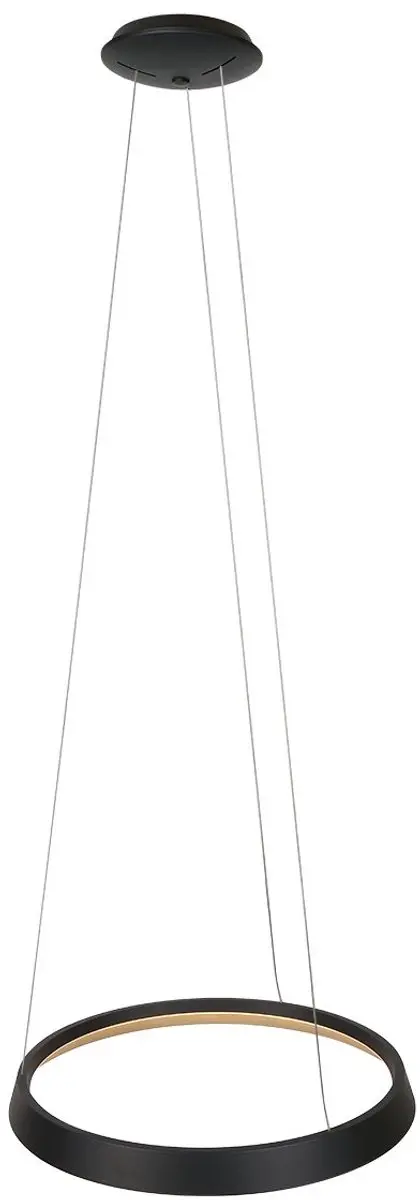 Steinhauer Hanglamp Ringlux 3692ZW LED - Ø60cm - Zwart - afbeelding 6 van 6