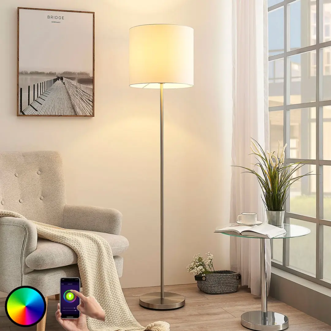 Lindby Vloerlamp 1 Lichtstof