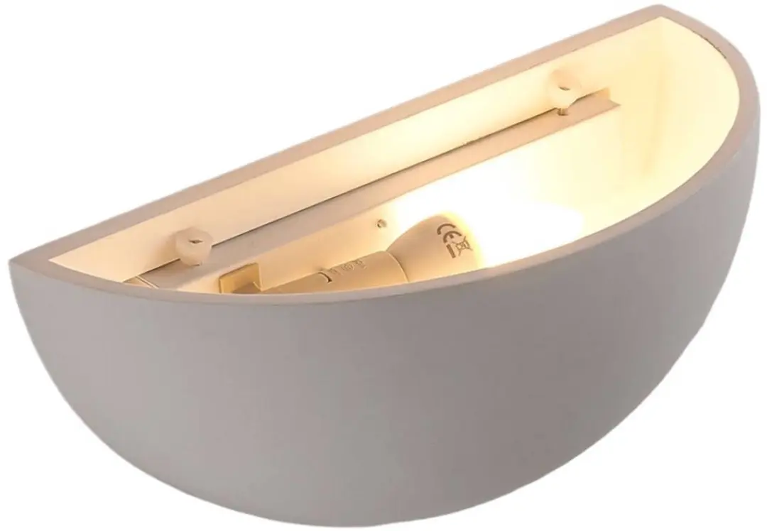 Lindby Wandlamp 1 Licht E14 - 5W - Wit
