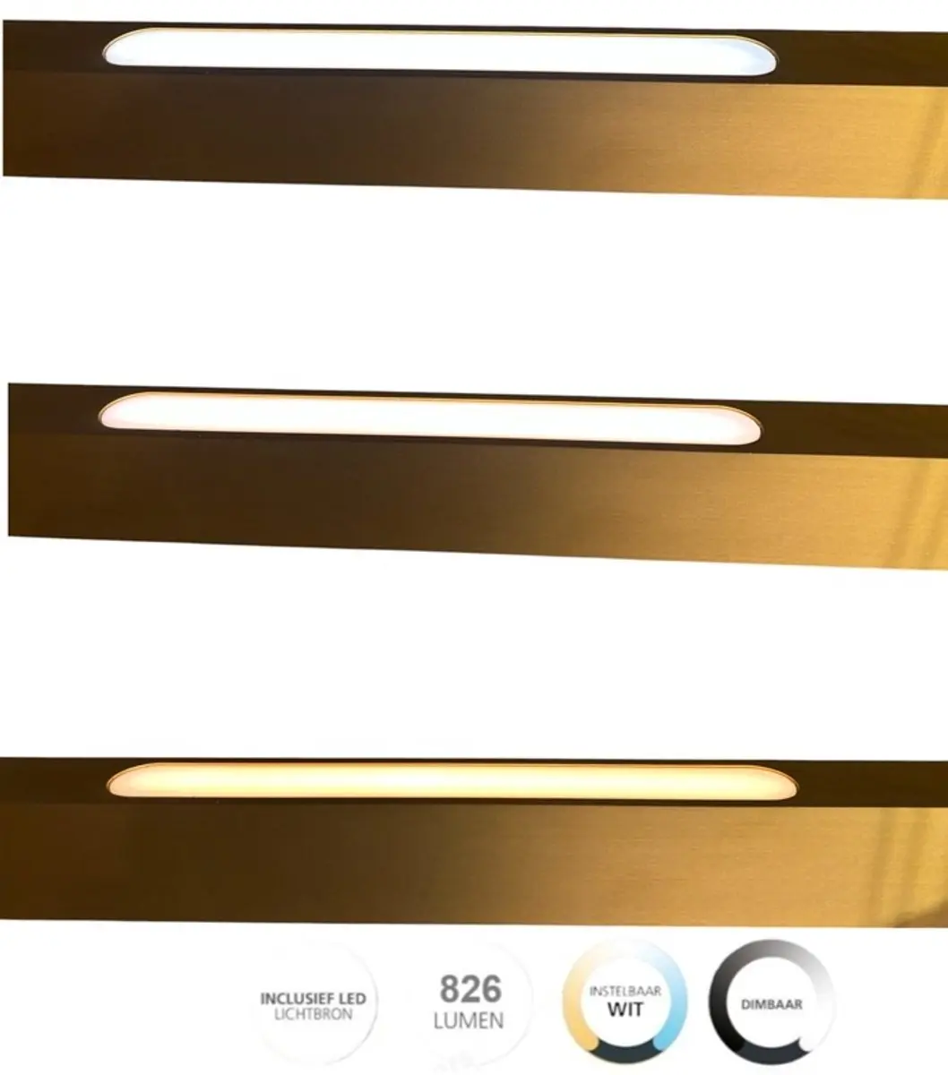 Freelight Tindra Hanglamp Brons 120cm - 3 LED Punten Warm Wit