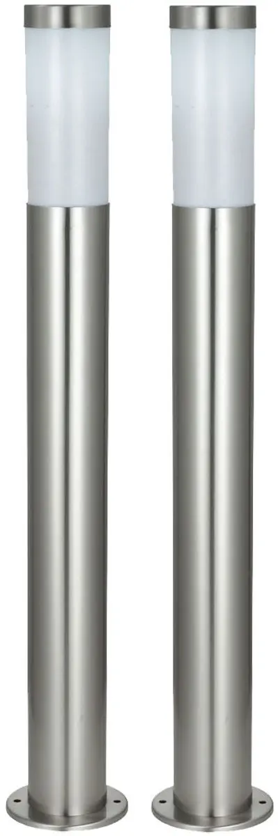 Globo Set van 2 Buiten Staande Lampen RVS