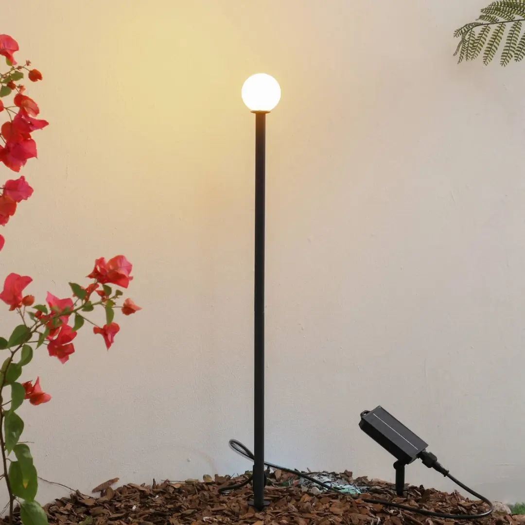 Lindby Sfeerverlichting Buiten 1 Licht - Aluminium/Kunststof - 81.7cm - Zwart/Wit