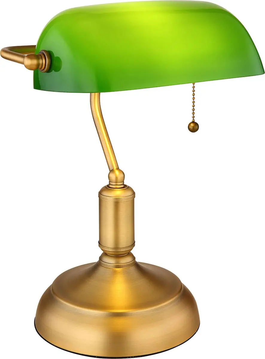 Globo Antique Tafellamp 18cm - Messing - afbeelding 6 van 6