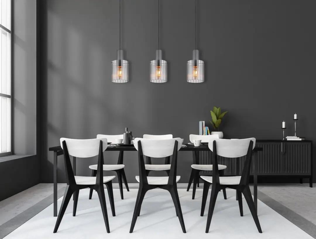 Globo Tulivar Hanglamp 3x E27 - Zwart
