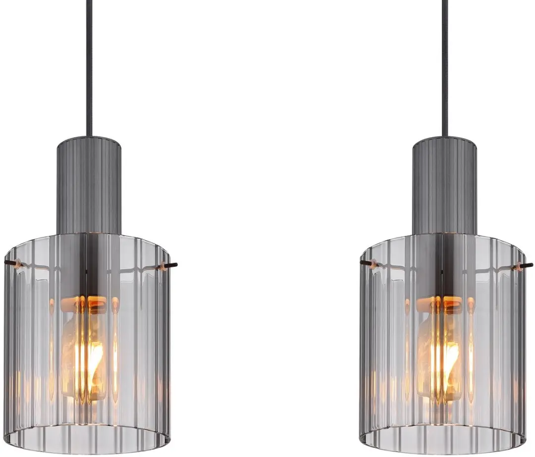 Globo Tulivar Hanglamp 3x E27 - Zwart